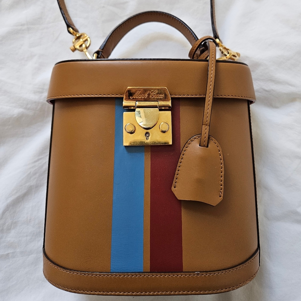 Mark Cross Benchley Bag with Contrast Stripe